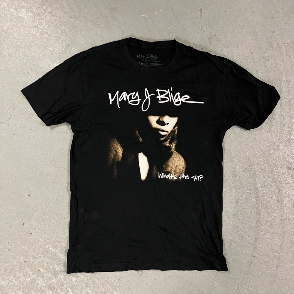 Urban Outfitters Black Mary J. Blige Graphic Tee
